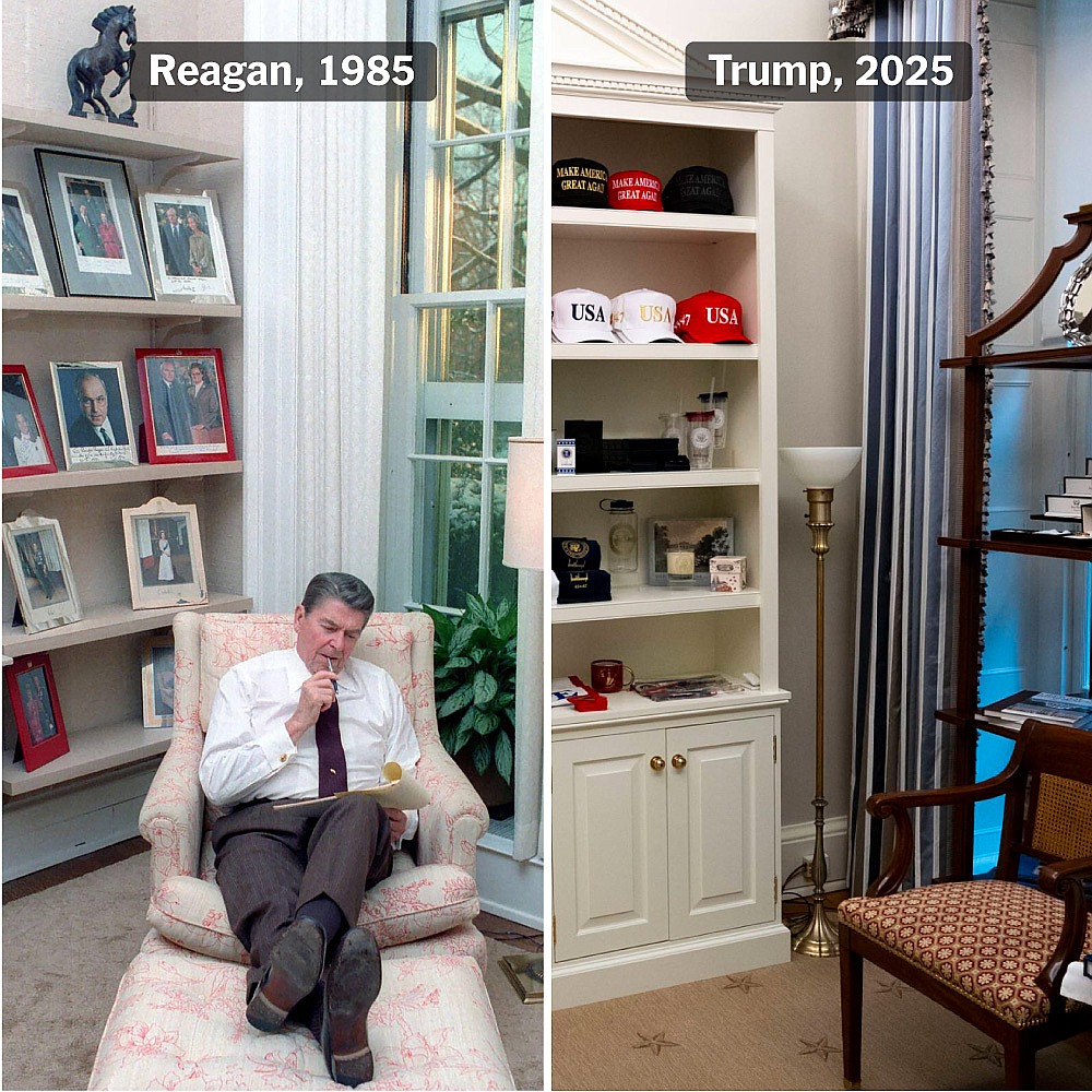 A Tiny West Wing Office Is Big on Trump Messaging