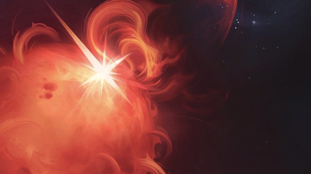 Scientists detect solar storm bursting from a nearby star