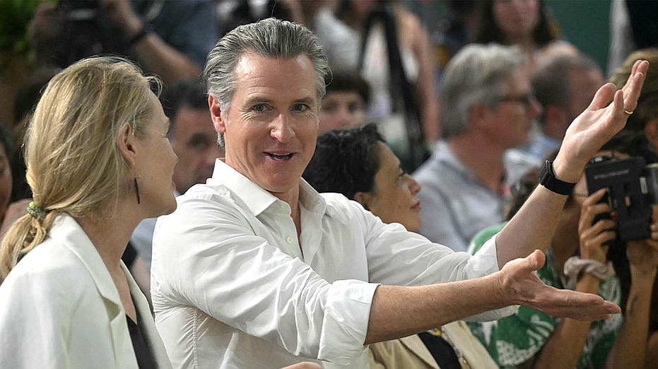 Newsom pushes climate record abroad as Californians shoulder America’s highest gas costs