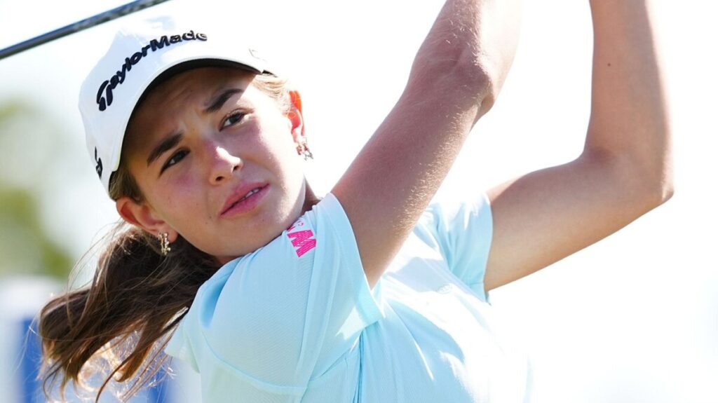 Korda storms into LPGA Tour title hunt as Trump’s granddaughter misses cut
