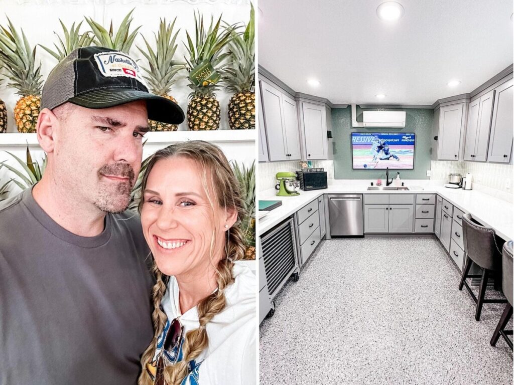 A couple spent $26,000 turning their garage into a kitchen. The space has boosted their cookie business to new heights.