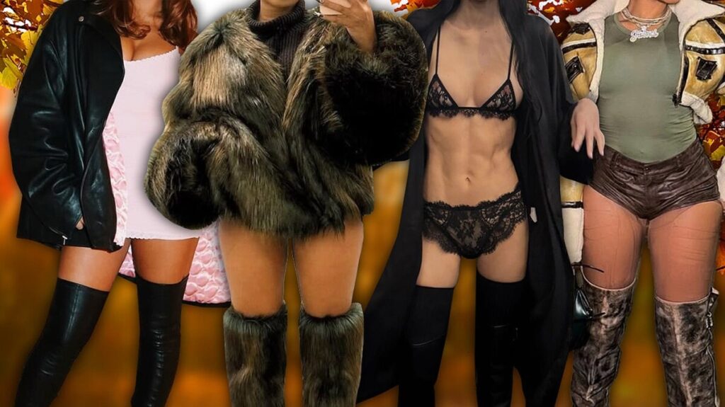 Thigh High Hotties Guess Who — Too Hot To Fall!
