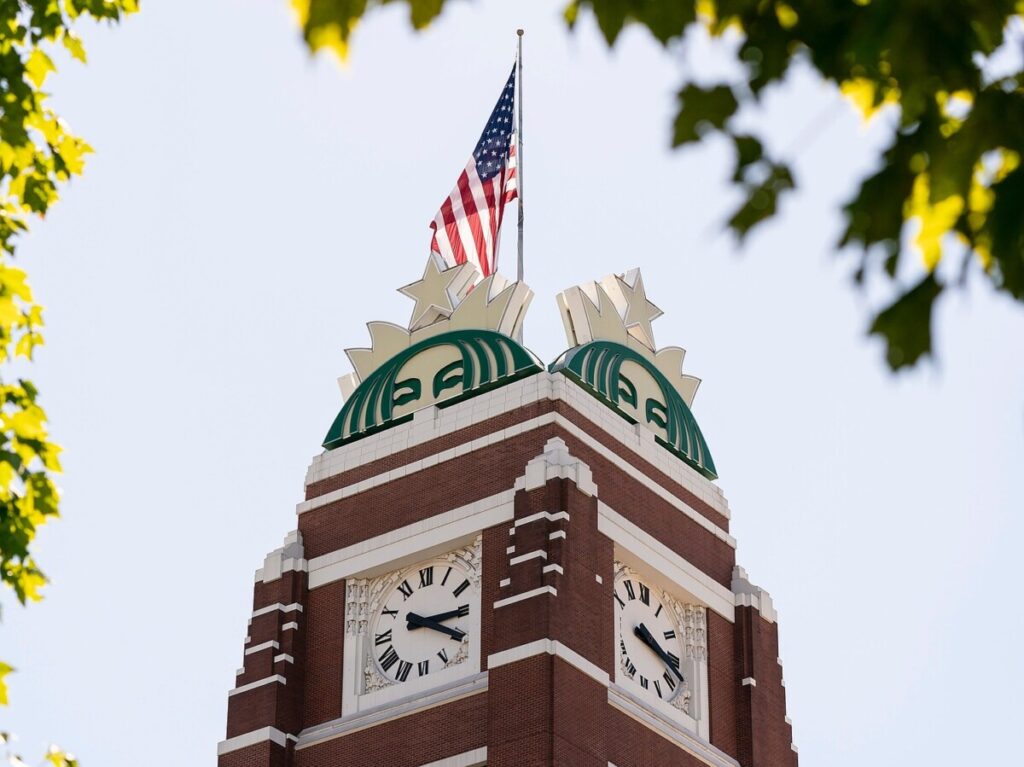 Pro-union flyers appear in Starbucks headquarters as some corporate staff quietly support barista strikes