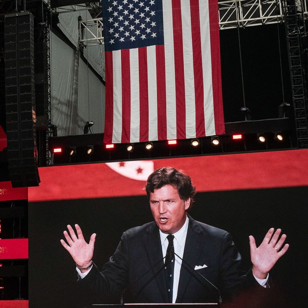 After an Interview With a White Nationalist, Tucker Carlson Continues to Fracture the Right