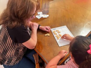 My mom didn’t like that I’m homeschooling my daughter. Now that she has seen the benefits, she’s helping me teach.