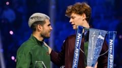 Defiance, energy, new heights – Sinner keeps Alcaraz on a leash