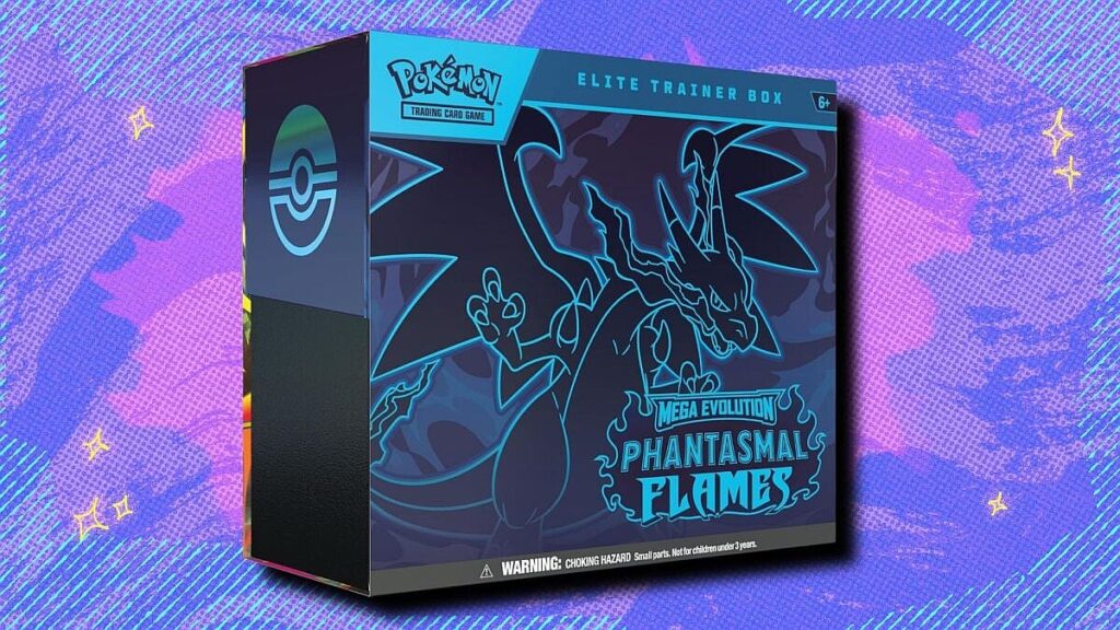 The Pokémon TCG Phantasmal Flames Elite Trainer Box is at market value on Amazon right now