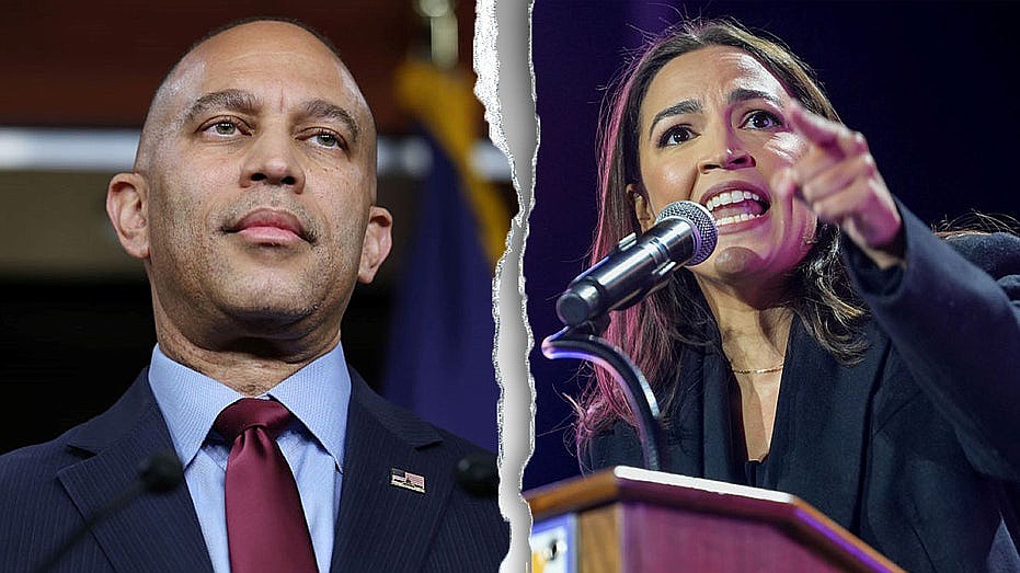 AOC distances herself from Hakeem Jeffries primary challenger