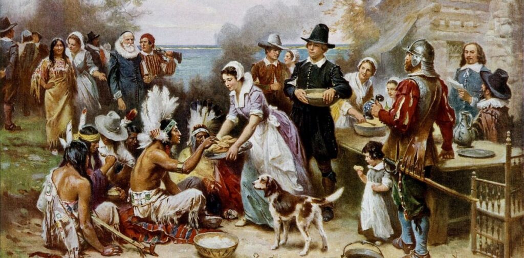 How the Plymouth Pilgrims took over Thanksgiving – and who history left behind