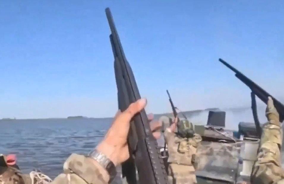 Russian Boat Marines Blast Their Way Through FPV Barrage With Shotguns