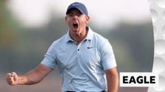 ‘He’s box office!’ – McIlroy eagles last to force play-off