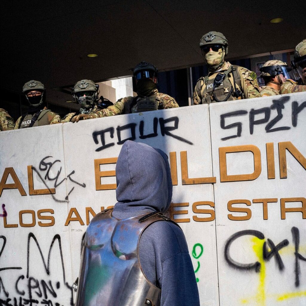 Trump Administration Asks Court to Block California Ban on Masked Agents