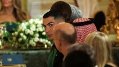 Ronaldo attends White House dinner alongside Saudi crown prince