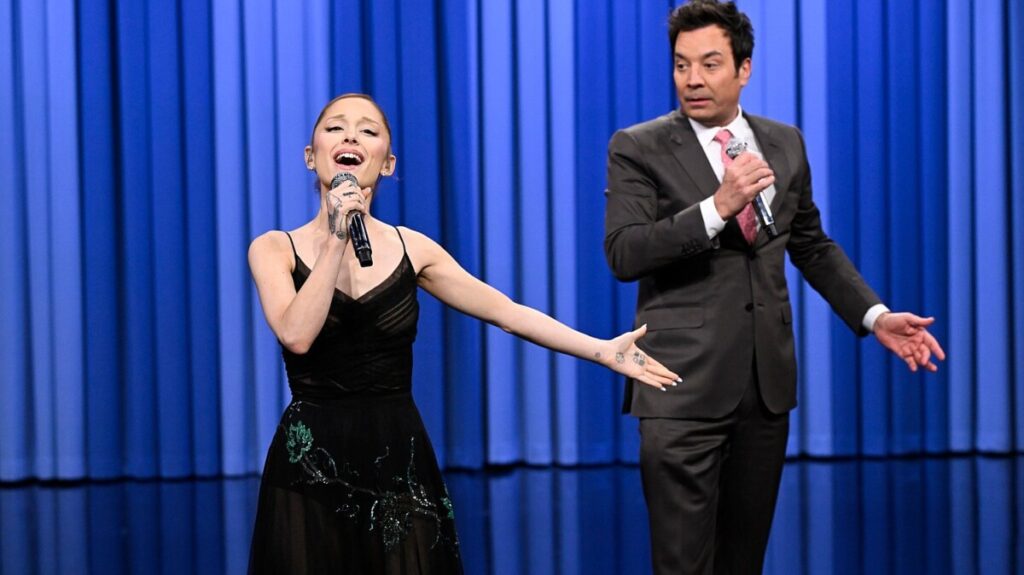 Watch Ariana Grande and Jimmy Fallon Perform a History of Famous Duets