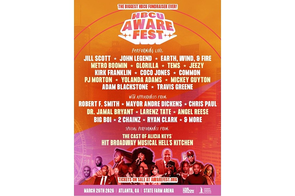Live Nation Urban, Student Freedom Initiative Partner for HBCU AWAREFEST: ‘The Largest HBCU Fundraiser Ever’