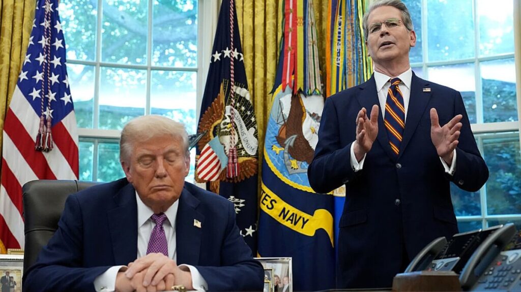 Trump says he’d love to fire Powell, urges Bessent to ‘work on’ him to lower rates