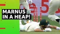 Ashes archive: Labuschagne floored as Broad bowls him
