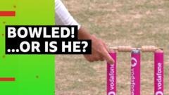 Ashes archive: ‘It clipped the stump!’ – Stokes miraculously survives