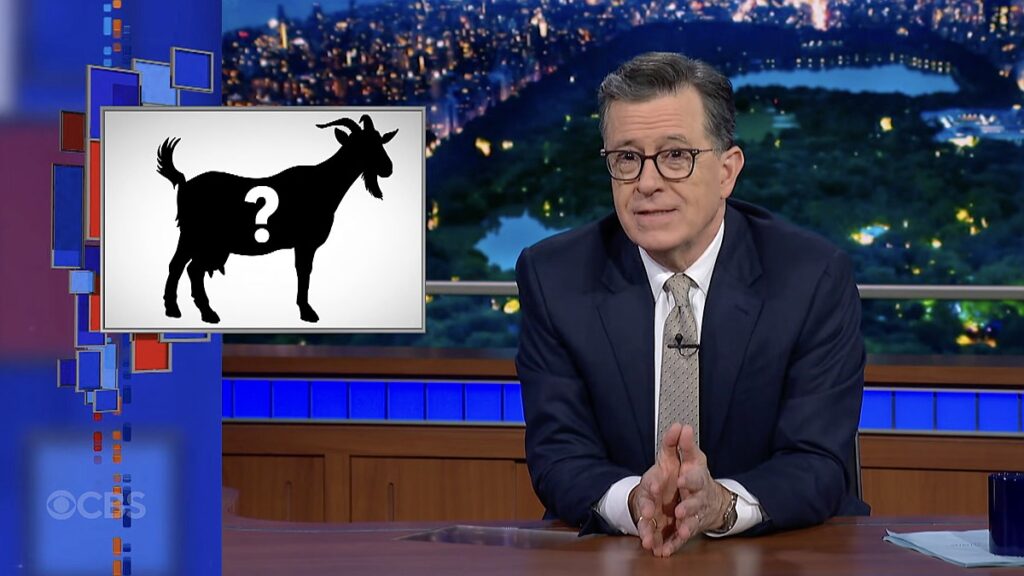 Im tired, so Stephen Colberts Detroit escaped goat story is all I want
