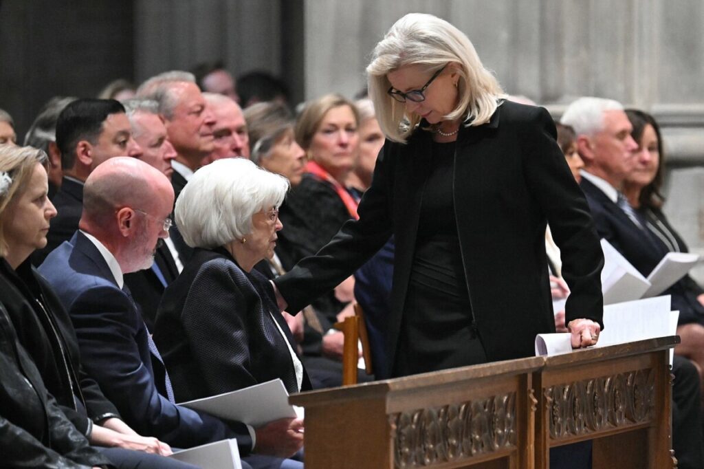 Fox News Snubs Liz Cheney’s Eulogy At Father Dick Cheney’s Funeral; Trump, Vance Not Invited