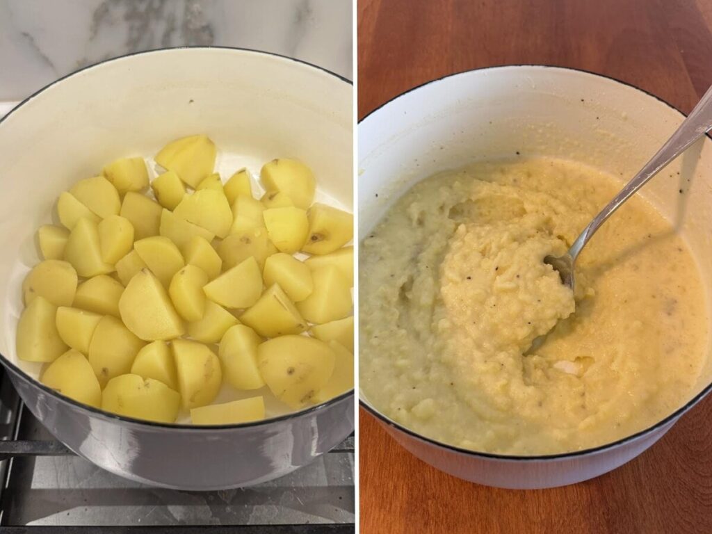 I made Ina Garten’s buttermilk mashed potatoes. From now on, I’ll bring this easy side dish to every holiday dinner.