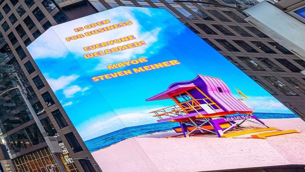 In Miami Beach, the New York City mayoral election is an opportunity