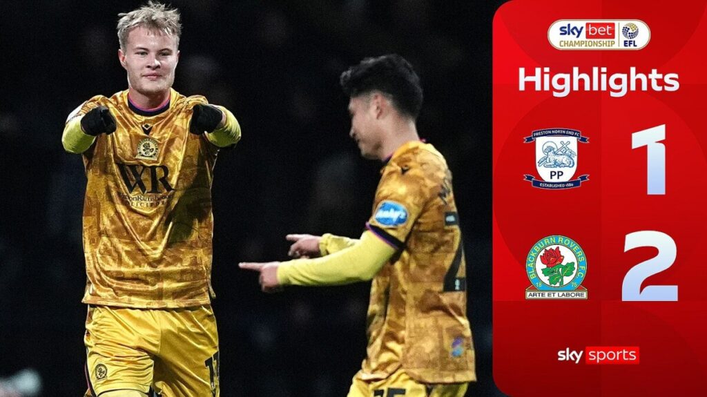 Blackburn take all three points against Preston at Deepdale