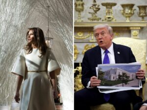 Melania Trump was once the one making controversial White House design choices. Now, it’s Donald Trump.