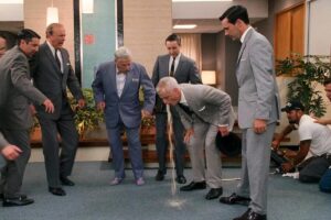 HBO Max Debuts ‘Mad Men’ in 4K With Hilarious Error Revealing Visible Tech Crew During Roger Sterling’s Iconic Barf Scene