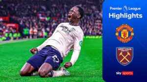 Magassa’s late goal earns Hammers point as Man Utd booed off at Old Trafford