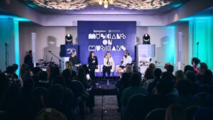 Sleater-Kinney and John Gourley of Portugal. The Man Sing Portland’s Praises at the Rolling Stone and Sonesta International Hotels Musicians on Musicians Event