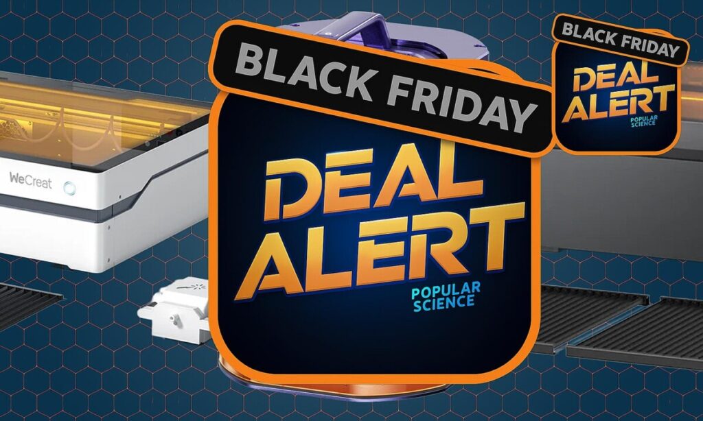 Shop these massive Black Friday deals on WeCreat engraving and cutting machines, then go make something