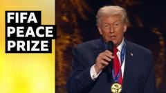 Trump receives inaugural Fifa Peace Prize