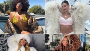 Faux Fur Hotties — Hailey Bieber & Lizzo Fake It Til They Make It!