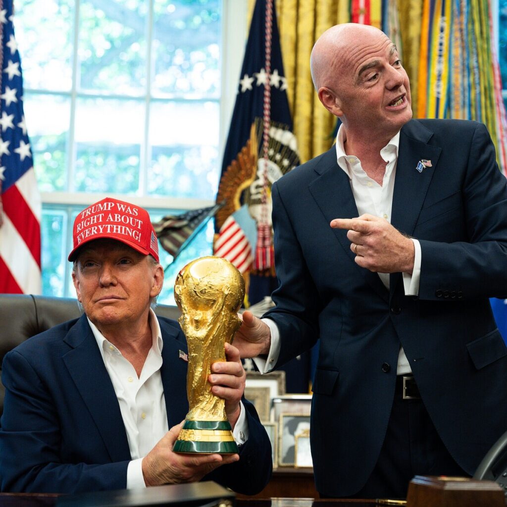 Gianni Infantino Awards Trump a FIFA Peace Prize and Announces World Cup Draw