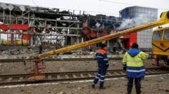 Russia bombards Ukraine as US says progress made in talks with Kyiv