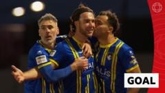 ‘What a goal!’ Great Britton volley helps fire Weston-super-Mare through