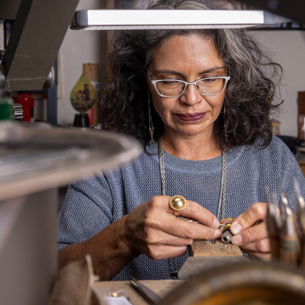 A Native American Jeweler Who Honors Her Materials