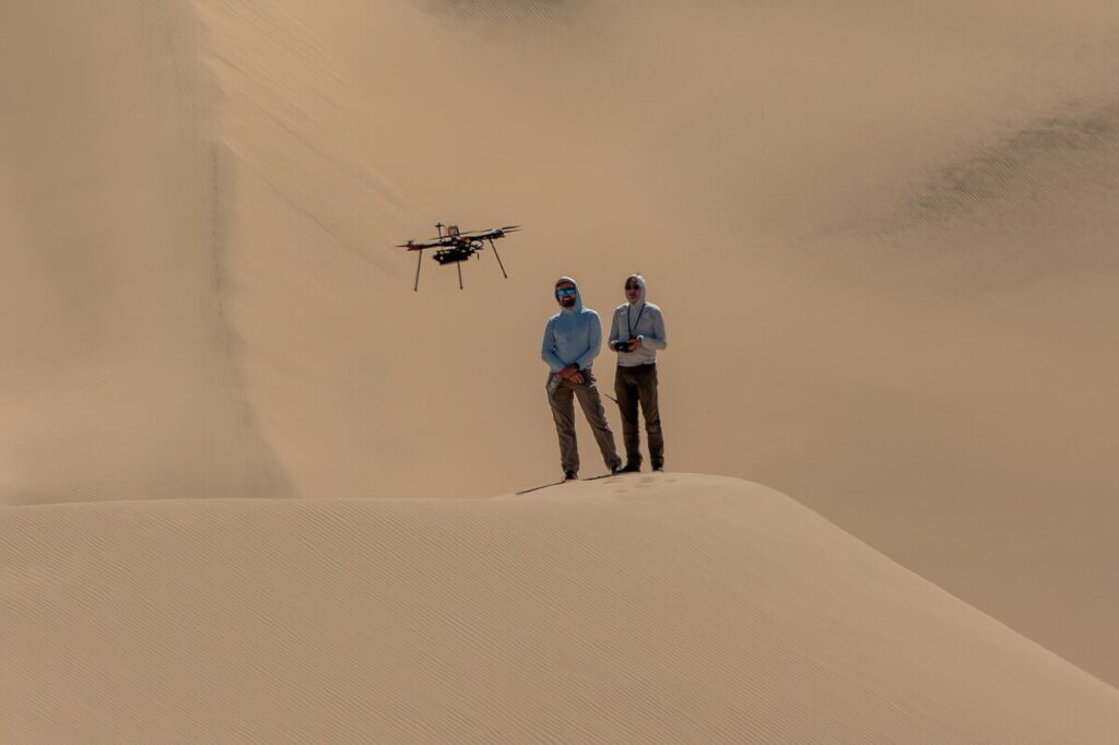 Testing Drones for Mars in the Mojave Desert