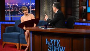 Taylor Swift Discusses Her ‘Good Year’ — Engagement, Masters, ‘Showgirl’ — on ‘Late Show’