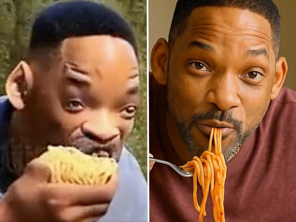 Then vs. now: AI videos of Will Smith eating spaghetti show just how advanced the tech has gotten