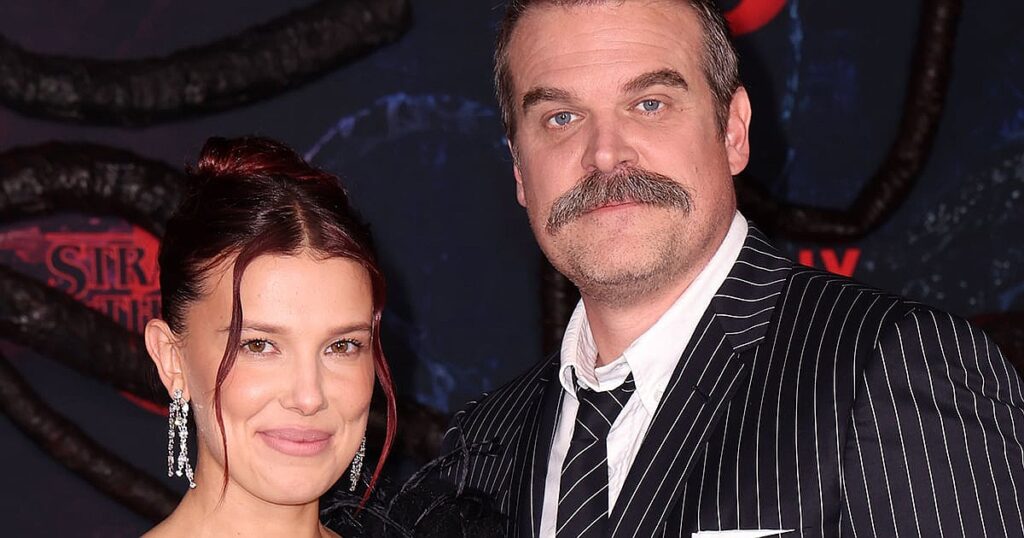 Stranger Things’ Millie Bobby Brown Details Working With David Harbour