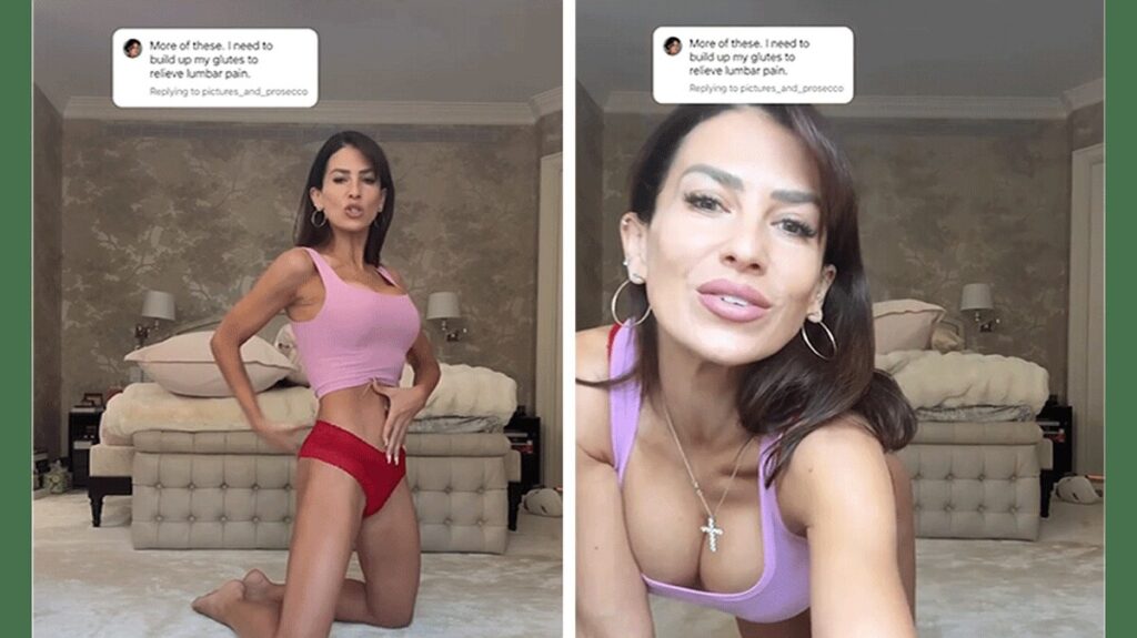 Hilaria Baldwin Gives Workout Tutorial In Skimpy Bra & Undies, Watch Video